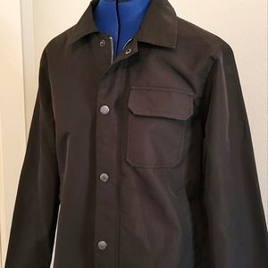 NWOT Banana Republic Black Wind Breaker Jacket